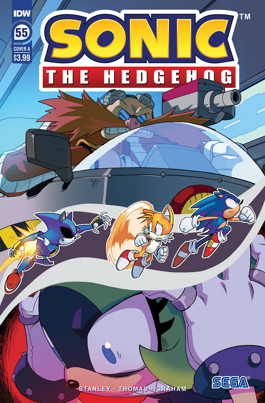 Sonic The Hedgehog Vol 3 #55 Cover A Regular Aaron Hammerstrom Cover
