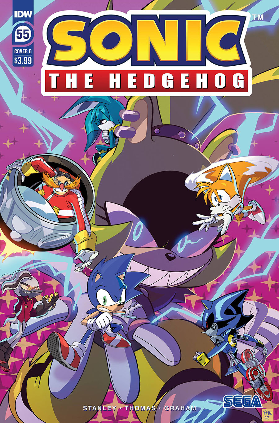 Sonic The Hedgehog Vol 3 #55 Cover B Variant Priscilla Tramontano Cover