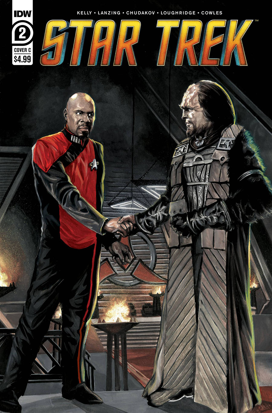 Star Trek (IDW) Vol 2 #2 Cover C Variant JK Woodward Cover