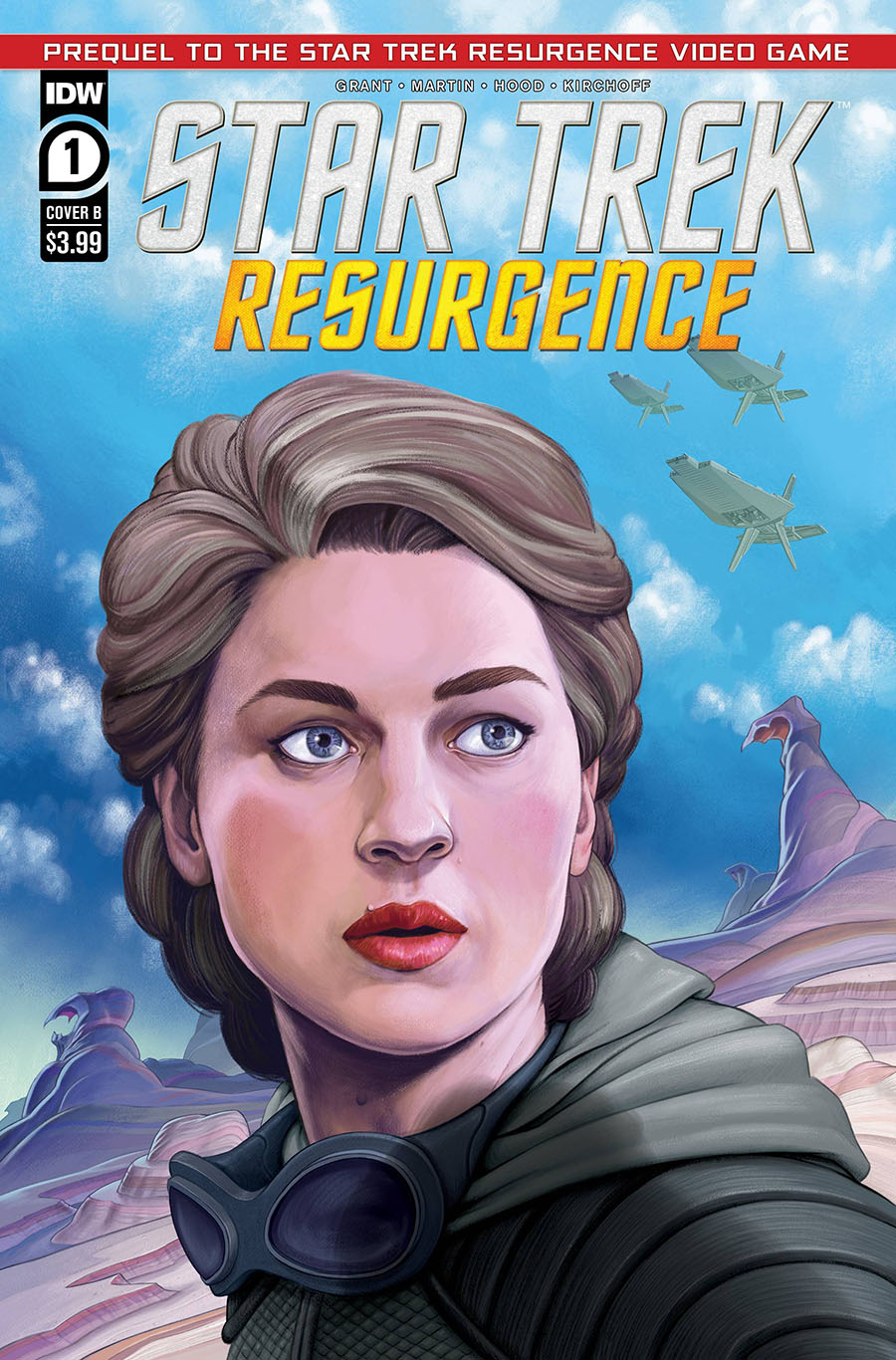 Star Trek Resurgence #1 Cover B Variant Malachi Ward Cover