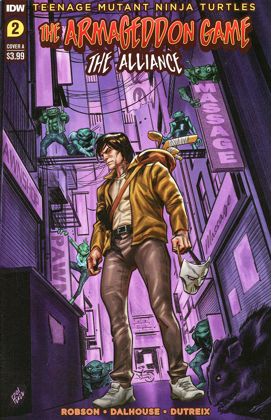 Teenage Mutant Ninja Turtles Armageddon Game The Alliance #2 Cover A Regular Roi Mercado Cover