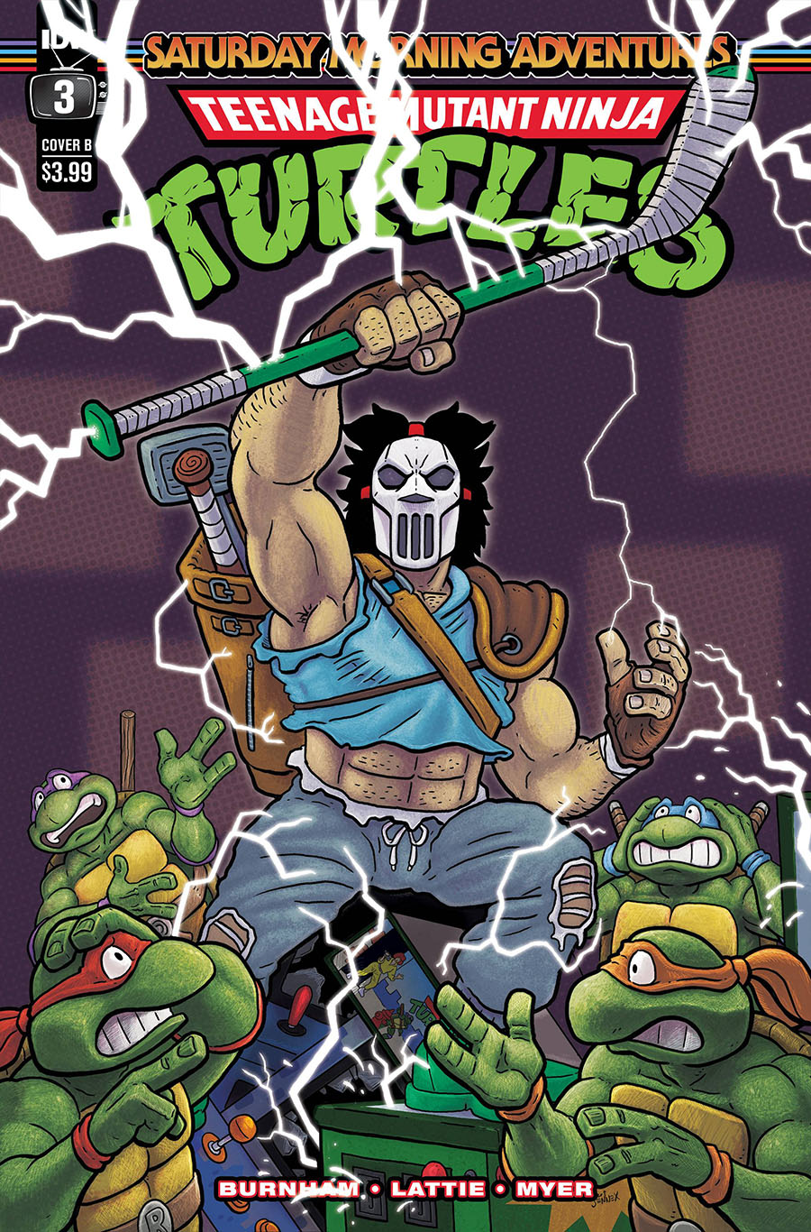 Teenage Mutant Ninja Turtles Saturday Morning Adventures #3 Cover B Variant Robert Jennex Cover