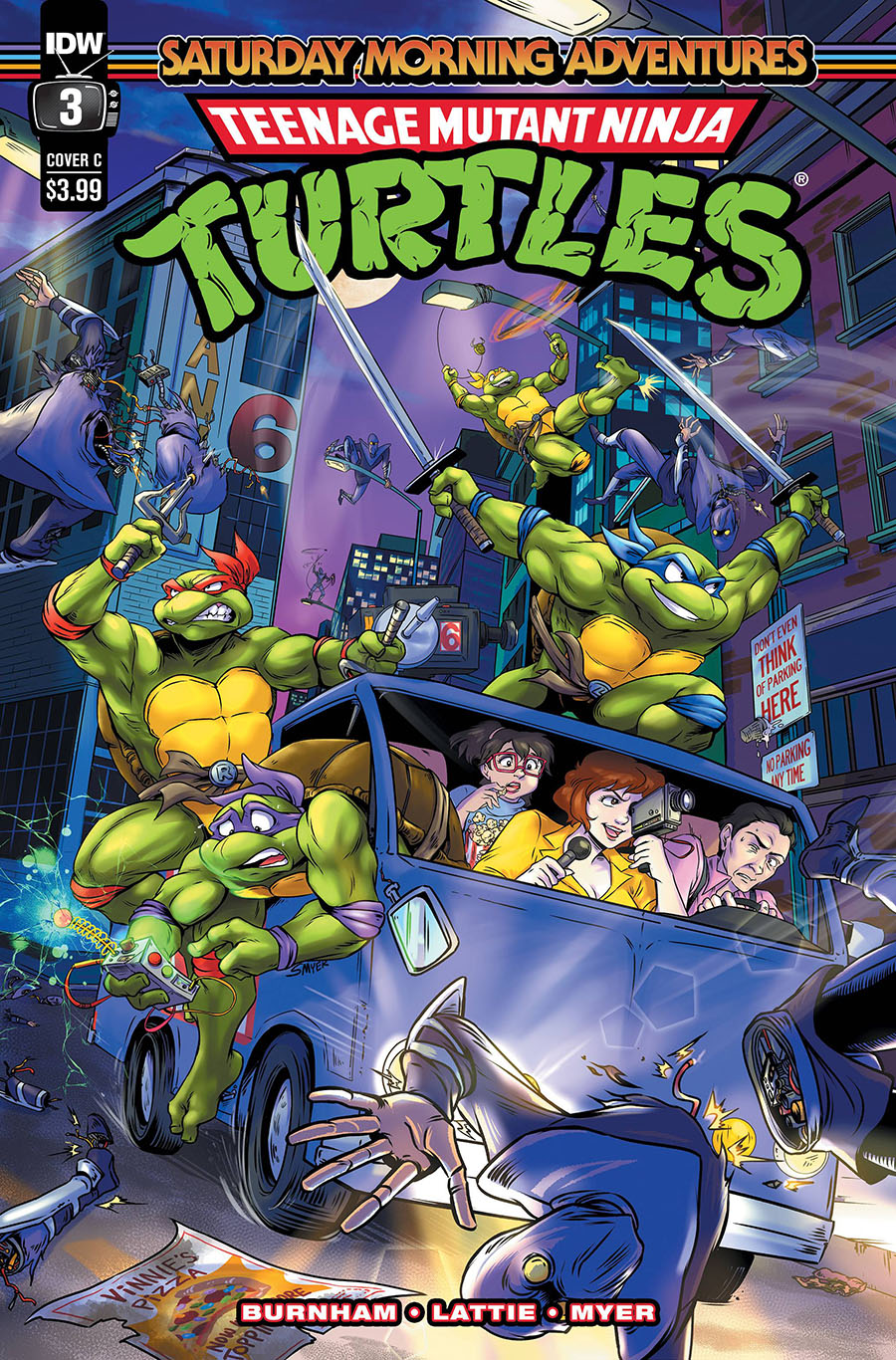 Teenage Mutant Ninja Turtles Saturday Morning Adventures #3 Cover C Variant Sarah Myer Cover