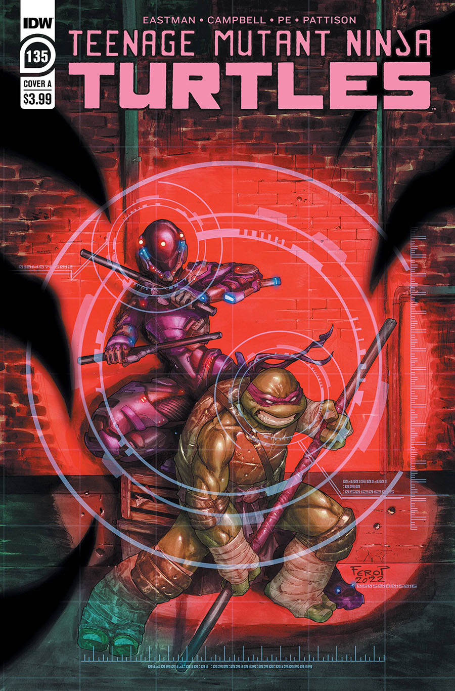 Teenage Mutant Ninja Turtles Vol 5 #135 Cover A Regular Fero Pe Cover (Armageddon Game Tie-In)