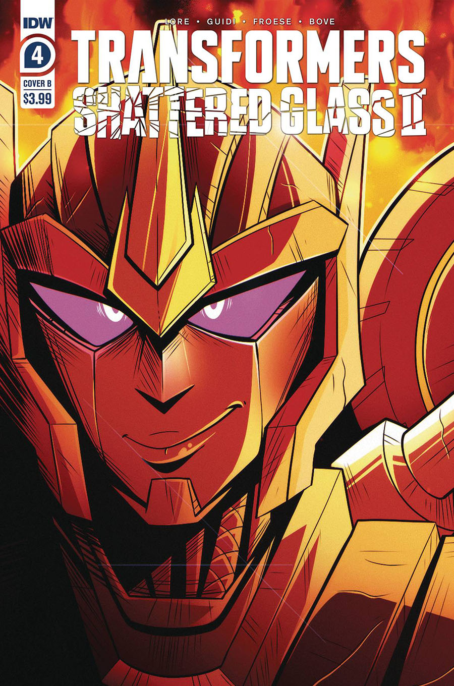 Transformers Shattered Glass II #4 Cover B Variant Ashleigh Phillips Cover