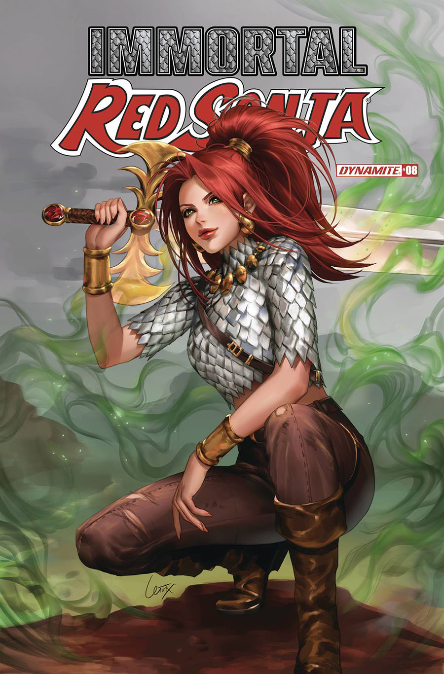 Immortal Red Sonja #8 Cover A Regular Lesley Leirix Li Cover