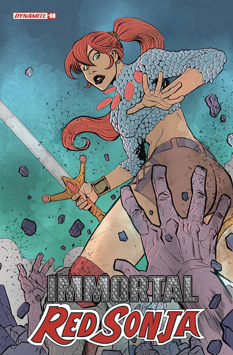 Immortal Red Sonja #8 Cover D Variant Drew Moss Cover