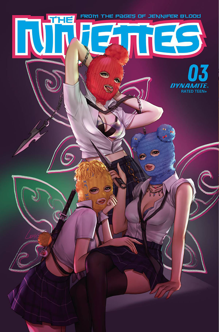 Ninjettes #3 Cover A Regular Lesley Leirix Li Cover