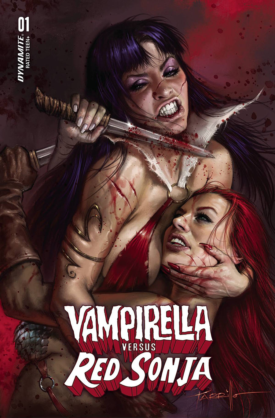 Vampirella vs Red Sonja #1 Cover A Regular Lucio Parrillo Cover