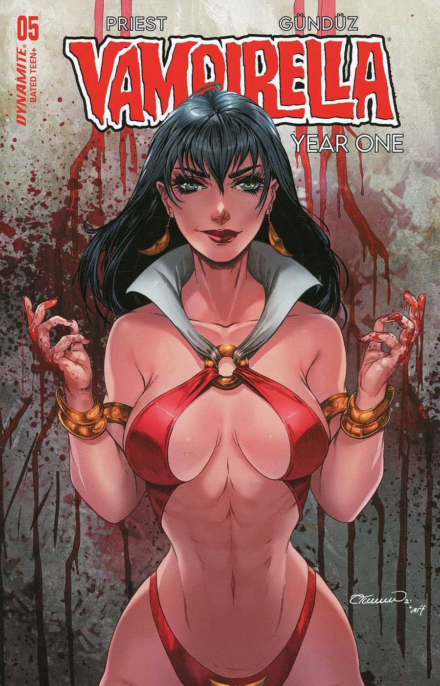 Vampirella Year One #5 Cover A Regular Collette Turner Cover