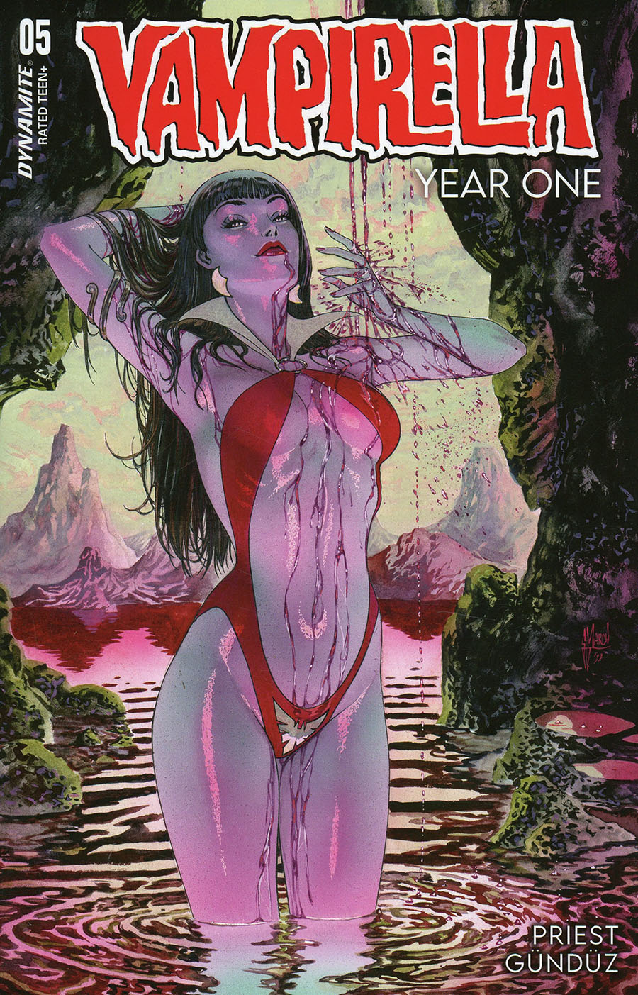 Vampirella Year One #5 Cover D Variant Guillem March Cover