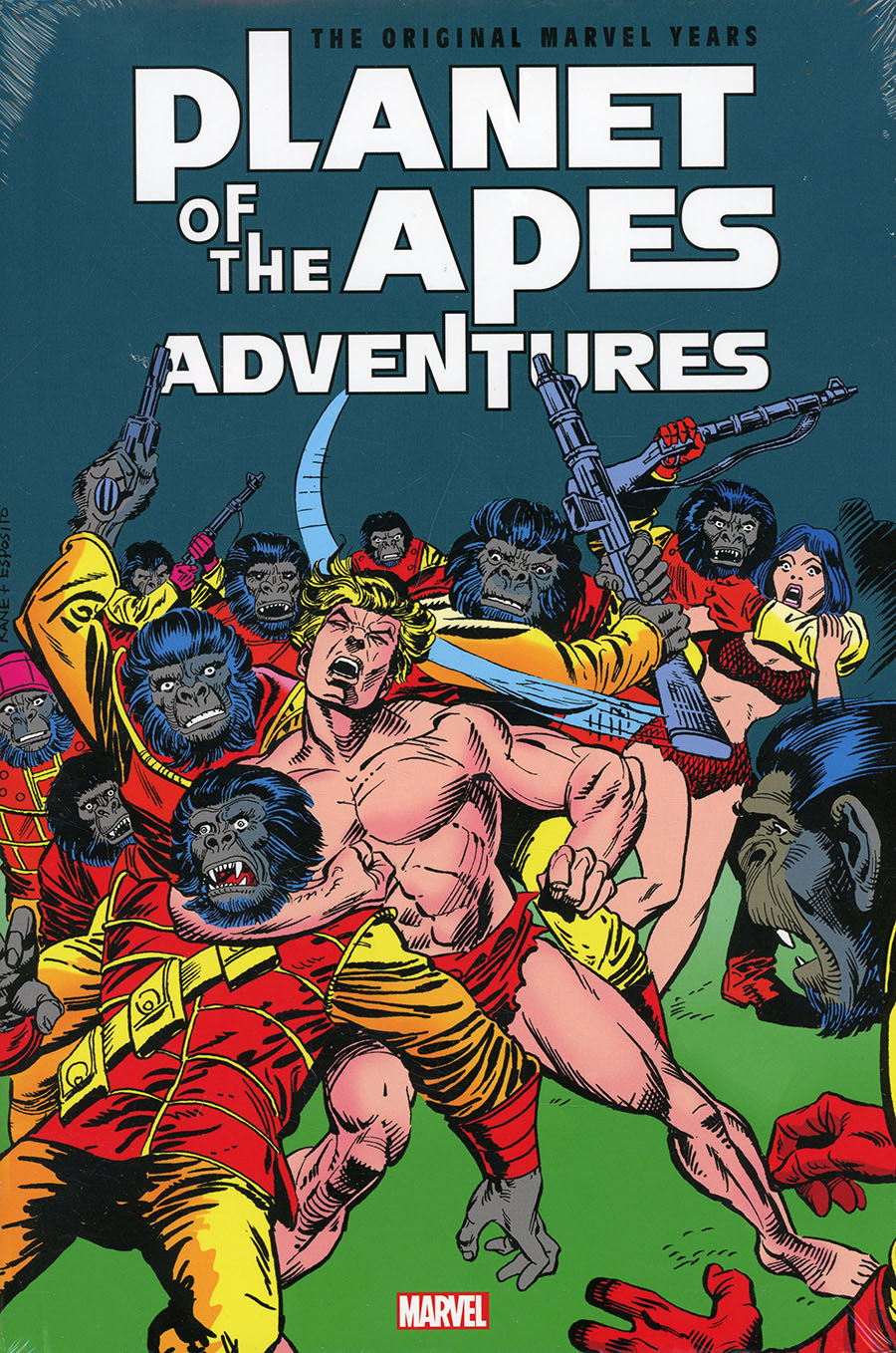Planet Of The Apes Adventures Original Marvel Years Omnibus HC Direct Market Gil Kane Variant Cover