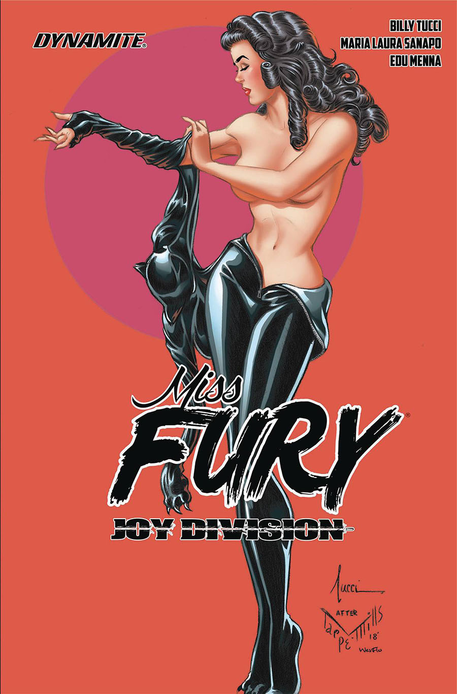 Miss Fury Joy Division Original Graphic Novel TP Risque Cover