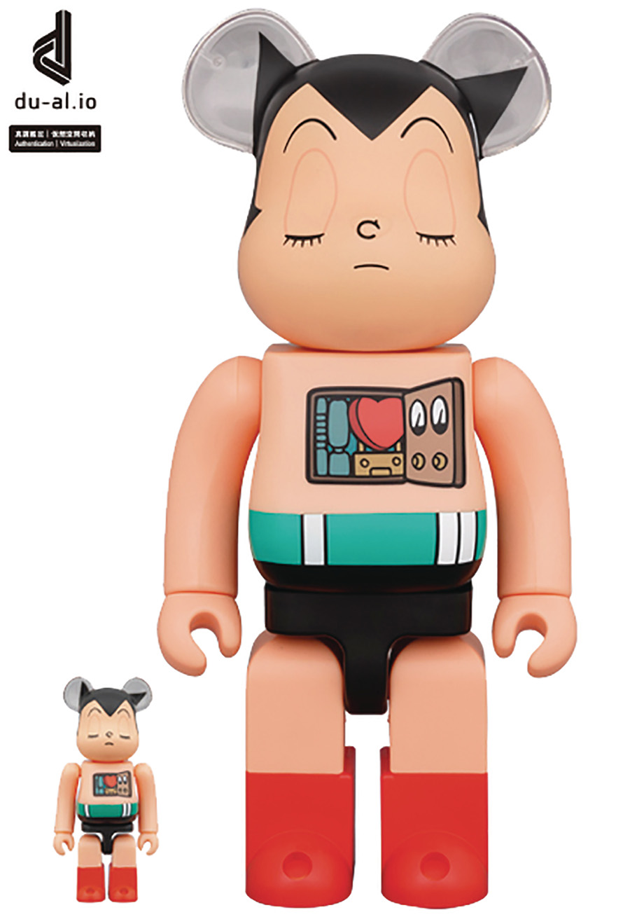 Astro Boy Sleeping Version 100 Percent & 400 Percent 2-Pack Bearbrick