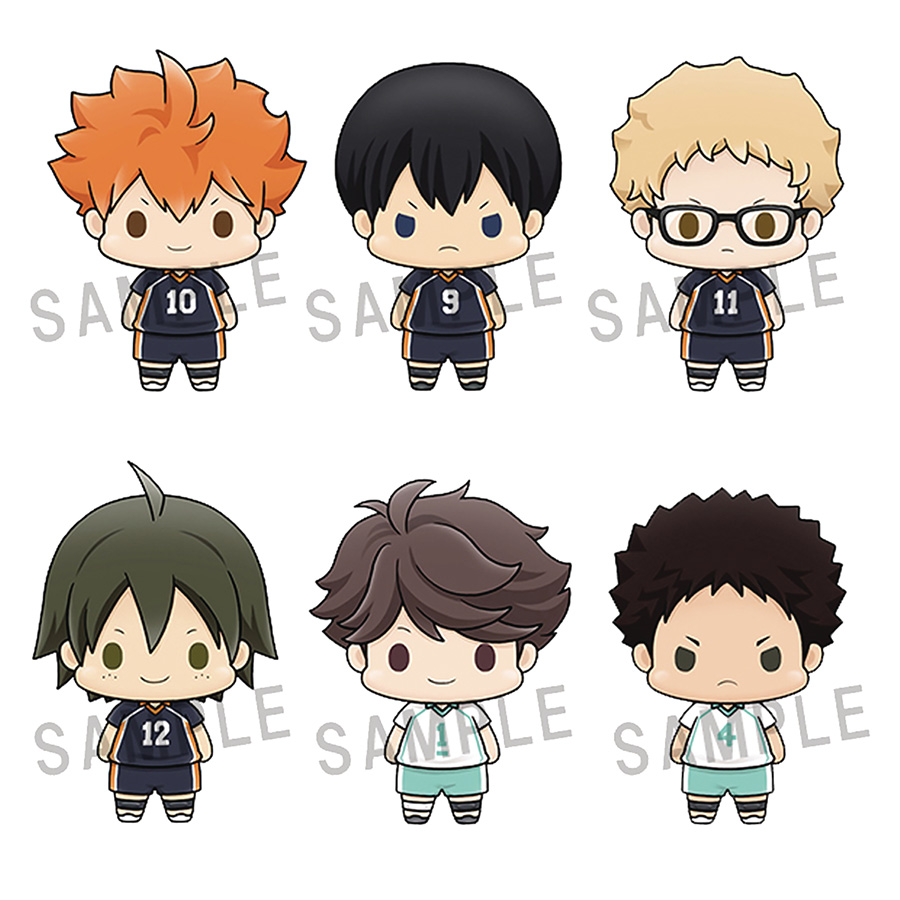 Haikyuu Chokorin Mascot Mini Figure 6-Piece Set