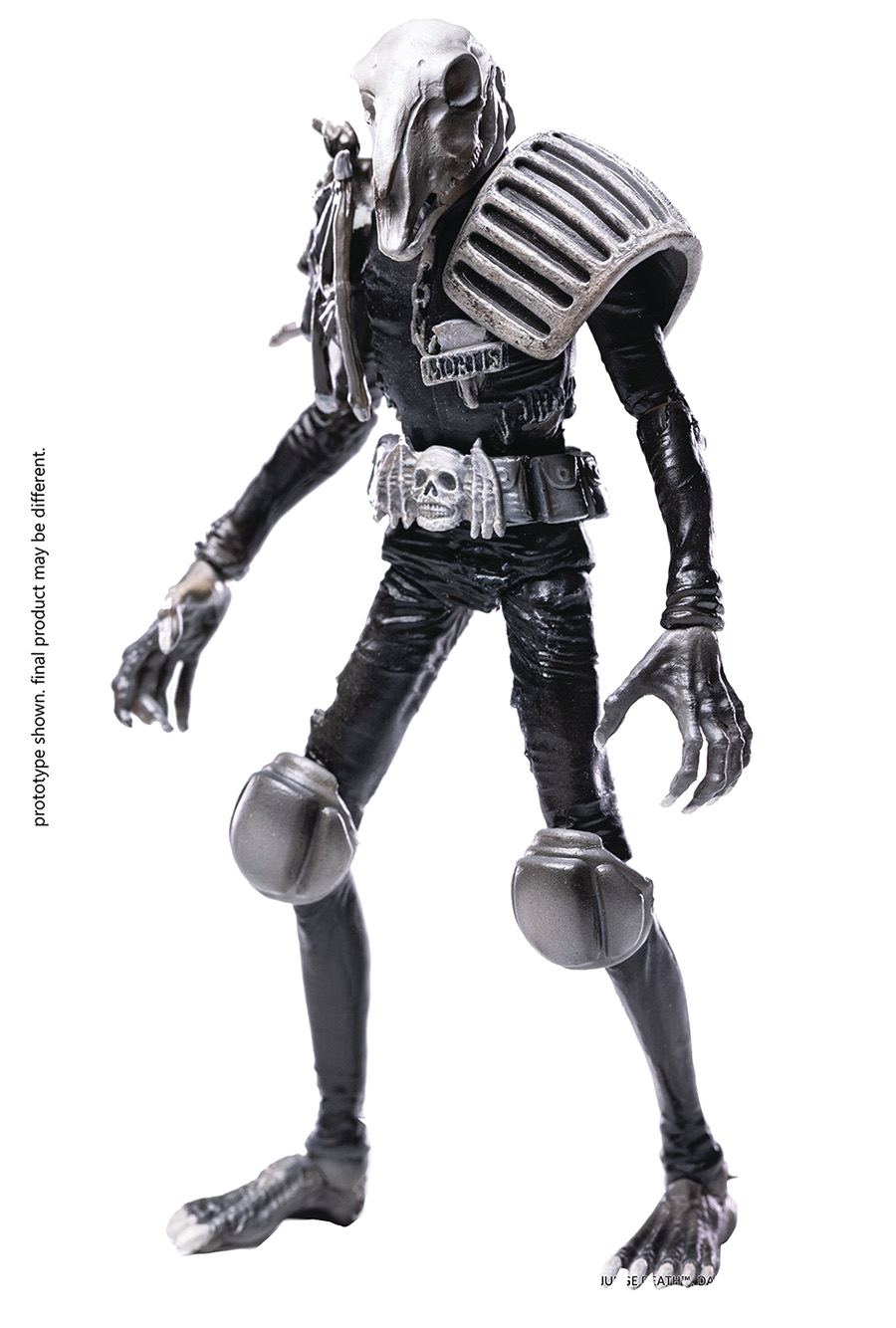 Judge Dredd Judge Mortis Black And White 1/18 Scale Previews Exclusive Exquisite Mini Figure