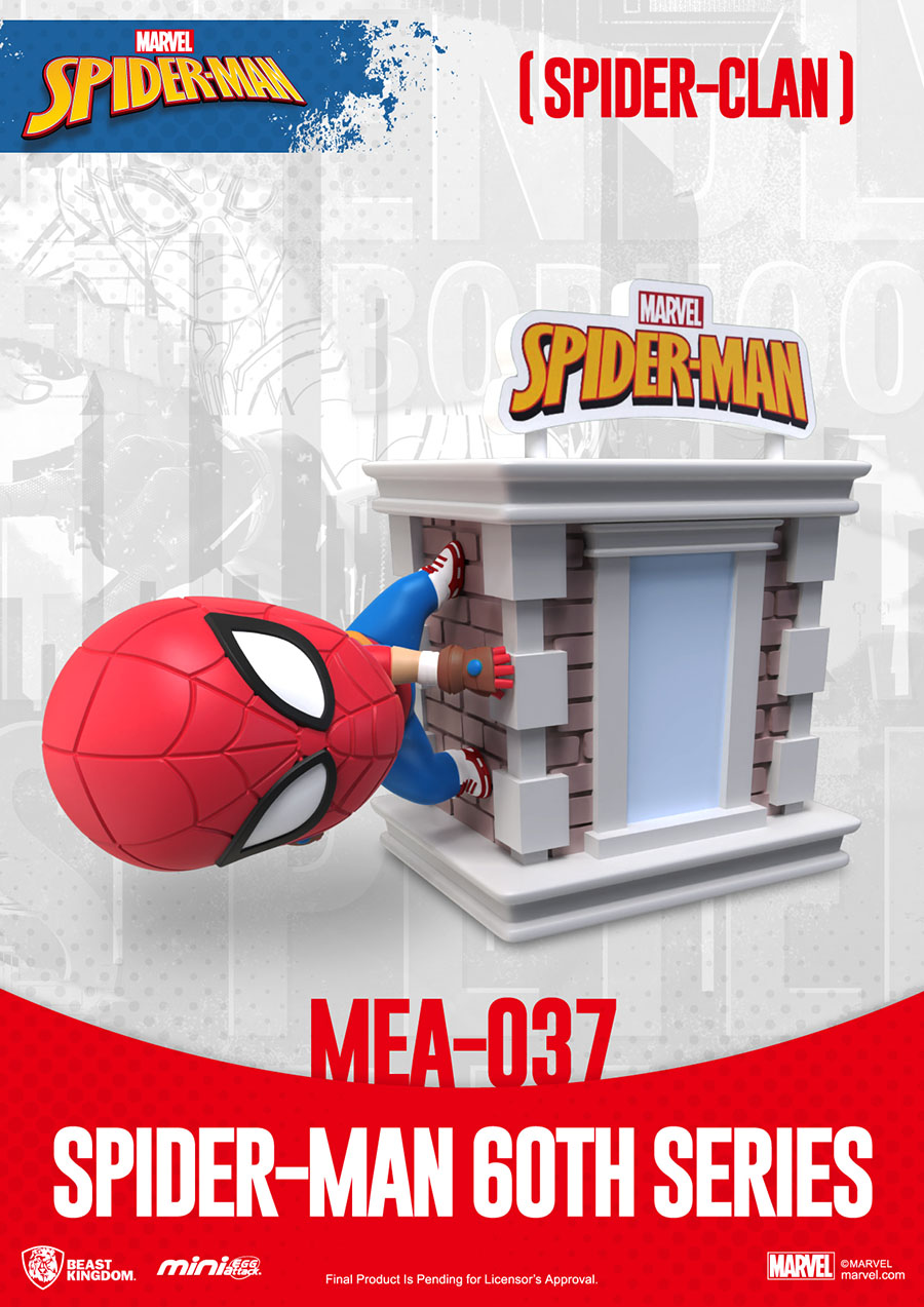 Spider-Man MEA-037 60th Anniversary Mini-Egg Attack Figure - Spider-Clan