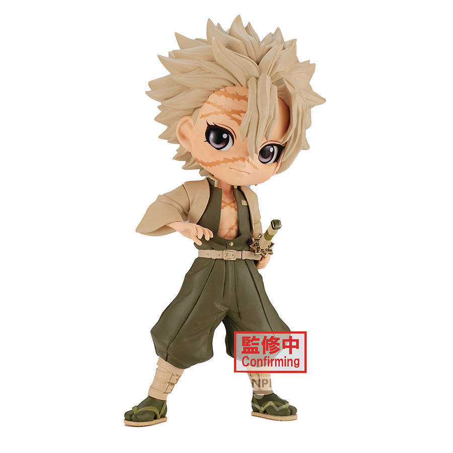 Demon Slayer Kimetsu No Yaiba Sanemi Shinazugawa Q-Posket Figure - Version B