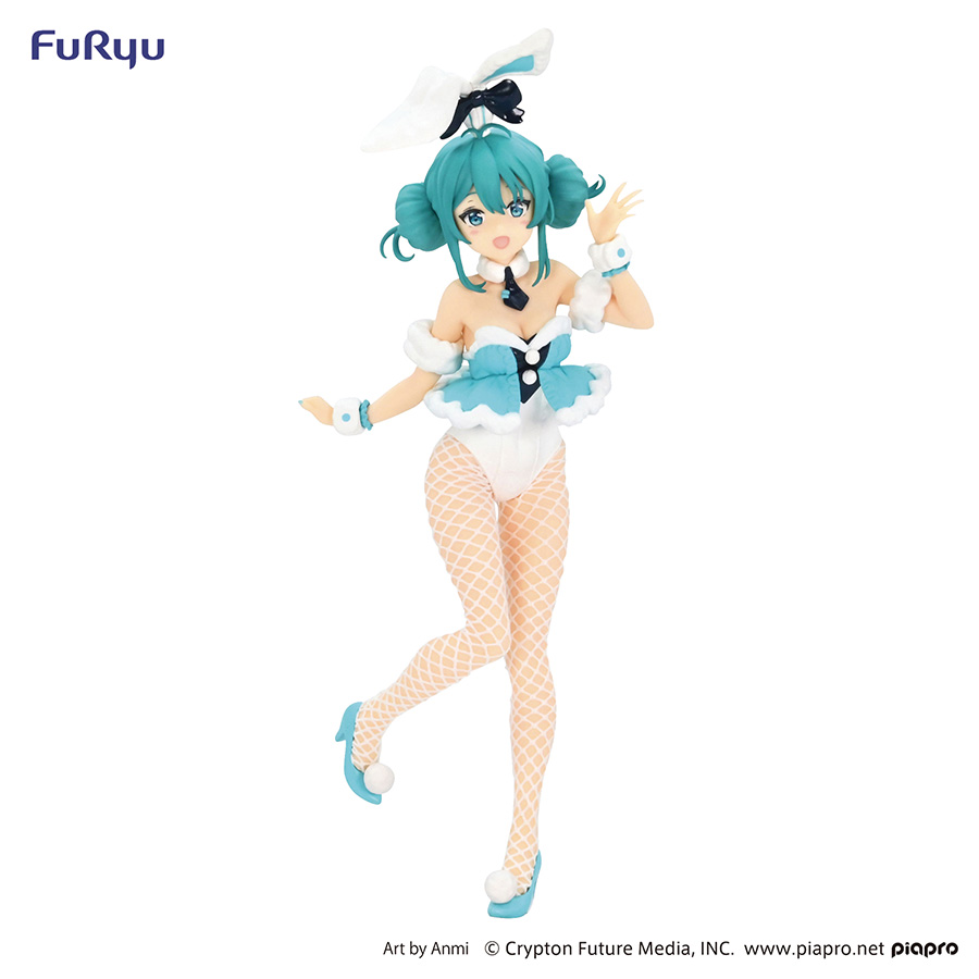 Hatsune Miku White Rabbit  Bicute Bunnies Figure