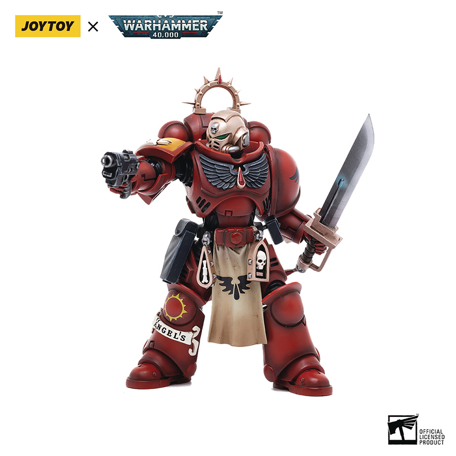 Joytoy Warhammer 40000 Black Templars 1/18 Scale Action Figure - Blood Angels Primaris Lt Tolmeron