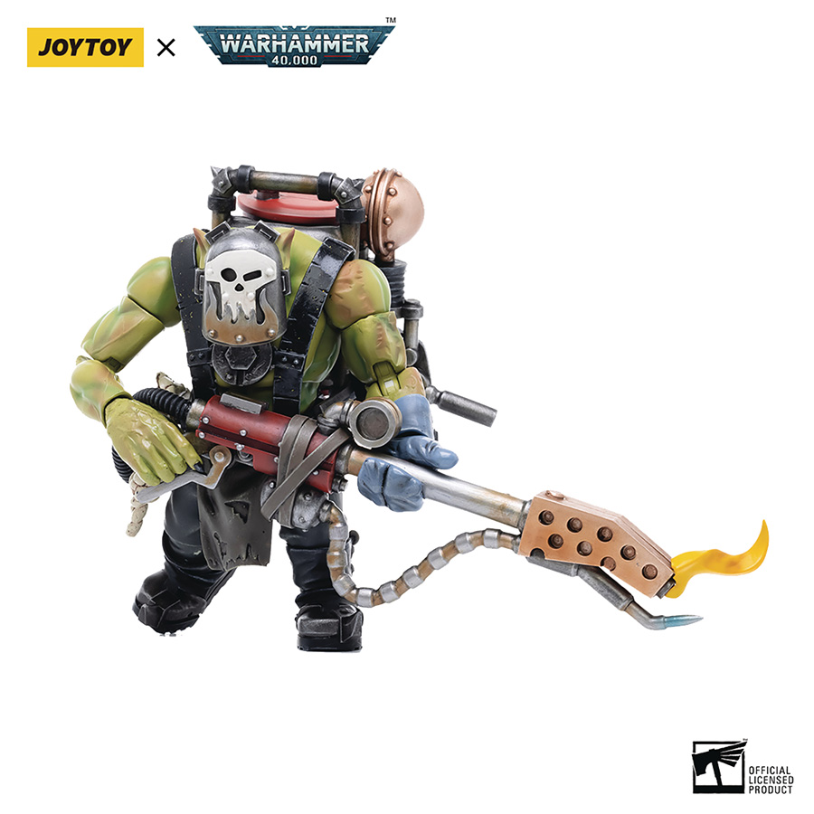 Joytoy Warhammer 40000 Ork Kommandos 1/18 Scale Action Figure - Burna Boy Ragrob