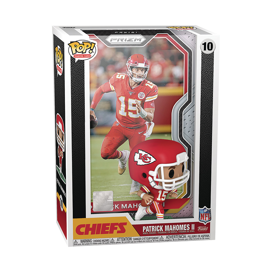 POP NFL Trading Cards Patrick Mahomes Vinyl Figure