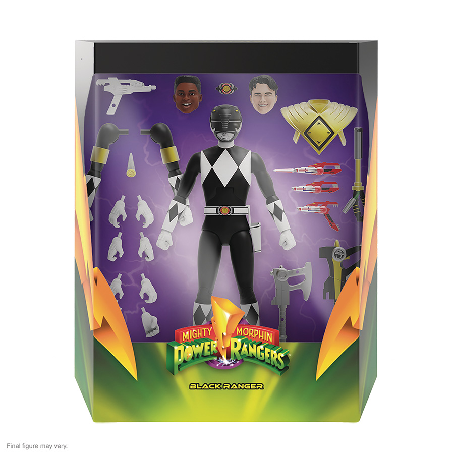 Mighty Morphin Power Rangers Ultimates Wave 3 Black Ranger Action Figure