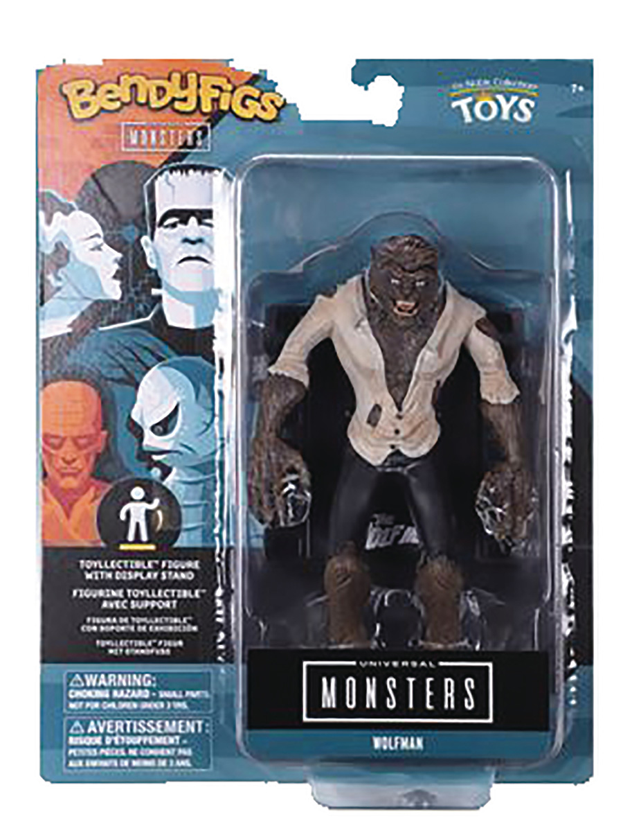 Universal Monsters Bendy Figure - Wolfman