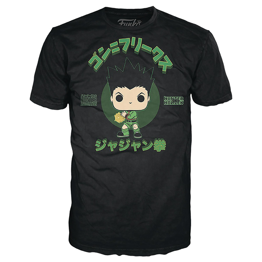 POP Boxed Tee Hunter x Hunter Gon Black T-Shirt XXX-Large