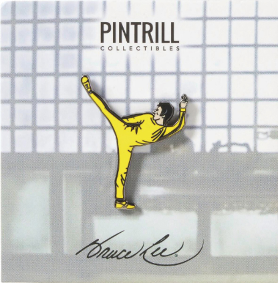 Bruce Lee Enamel Pin - Game Of Death Kick