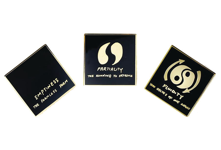 Bruce Lee The Three Stages Of Cultivation Pin Set