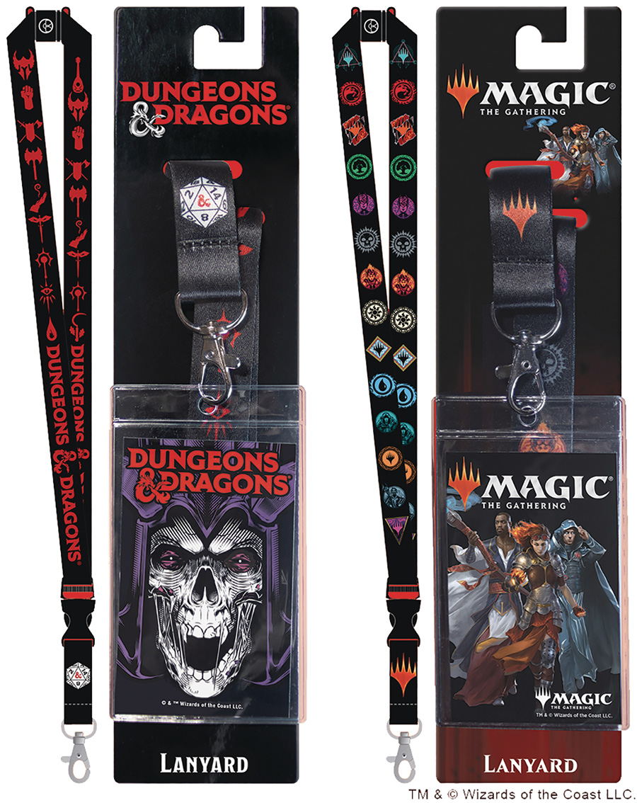 Magic The Gathering And Dungeons & Dragons Lanyard 24-Count Assortment Case