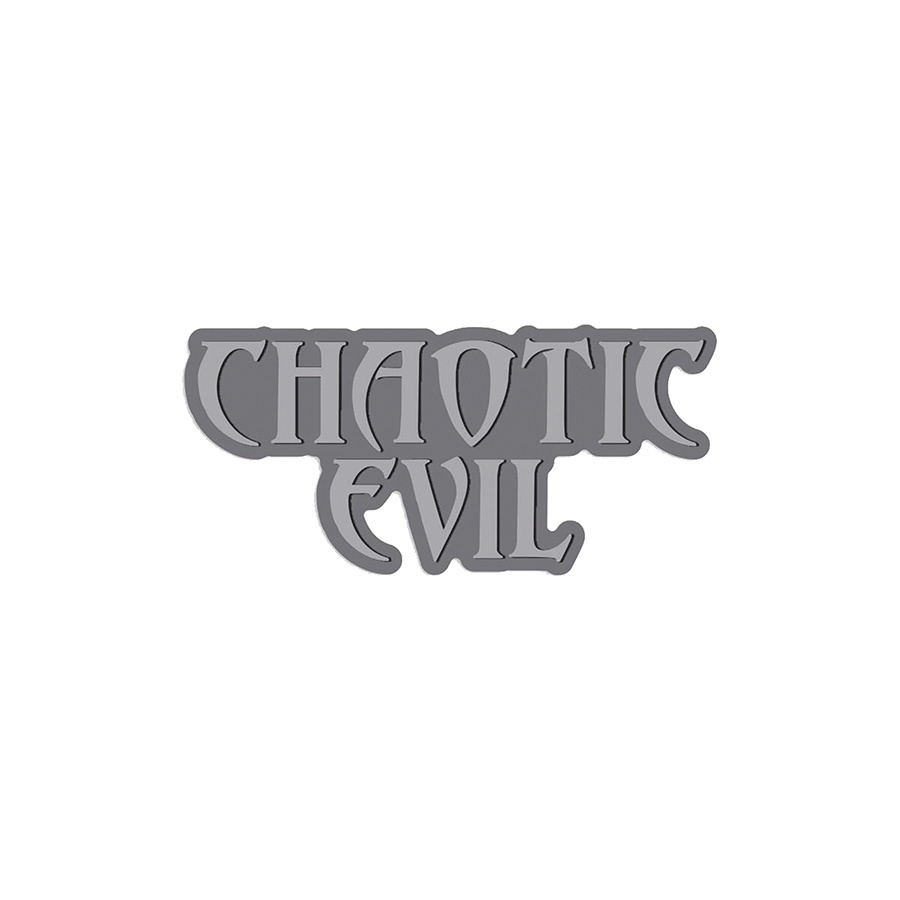 Moral Alignment Enamel Pin - Chaotic Evil