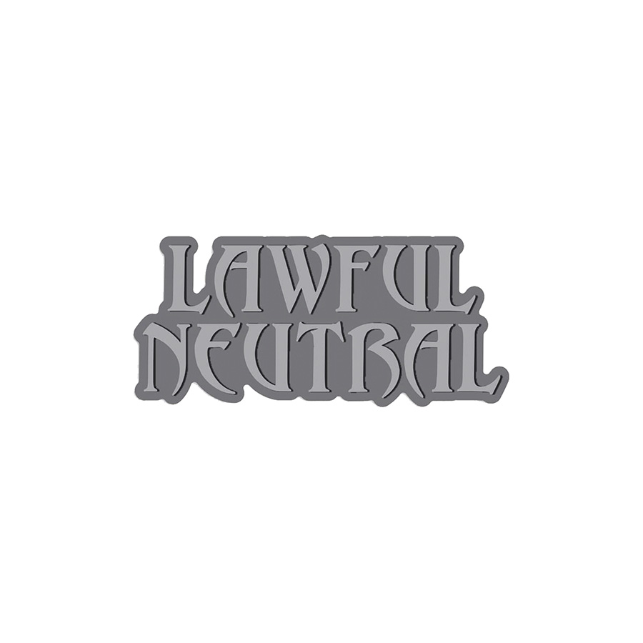 Moral Alignment Enamel Pin - Lawful Neutral