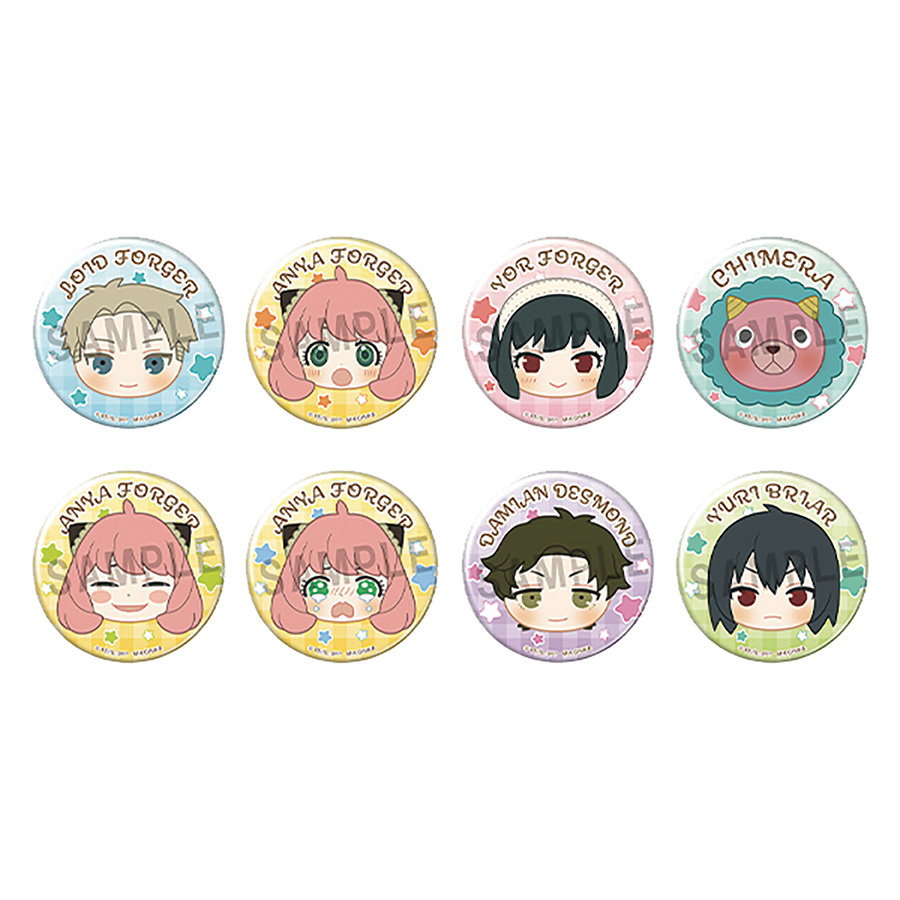 Spy x Family Metal Badge Collection Vol 2 8-Piece Display