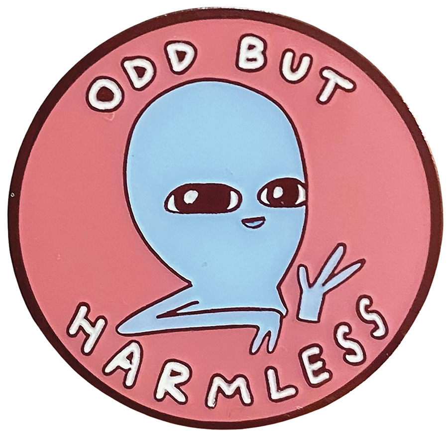 Strange Planet Pin - Odd But Harmless