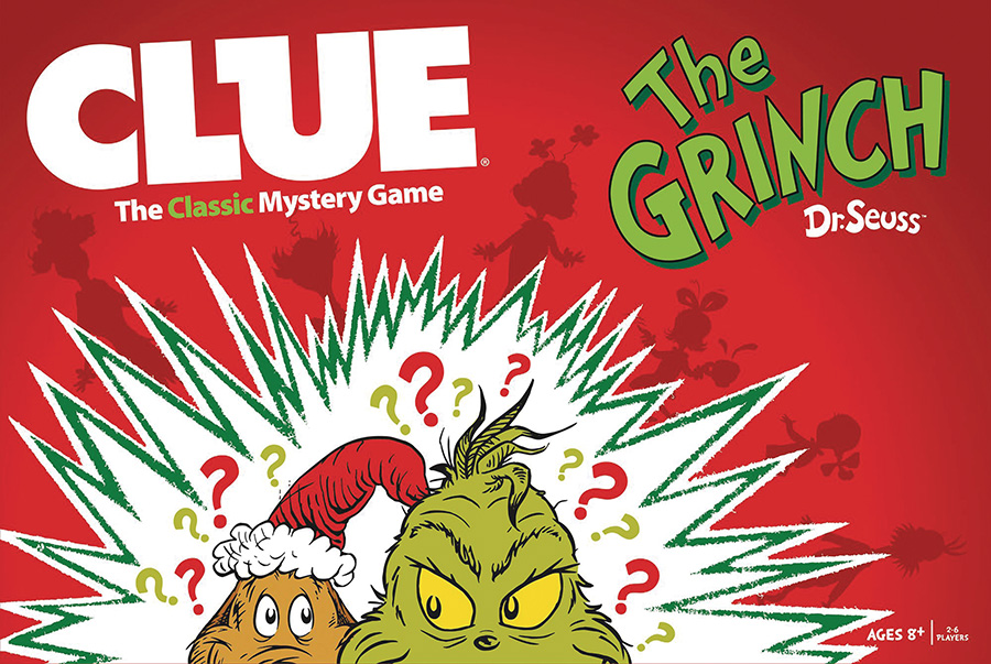 Clue Dr Seuss How The Grinch Stole Christmas Board Game