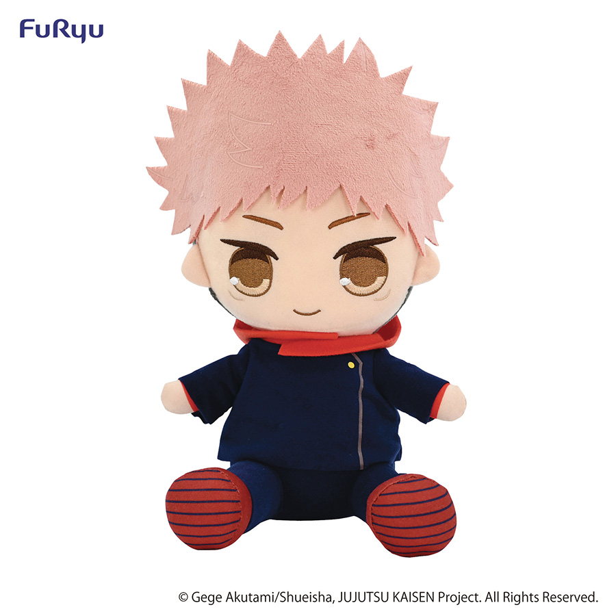 Jujutsu Kaisen Kyurumaru Big Plush Toy - Yuji Itadori