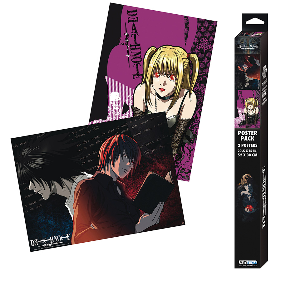 Death Note 2-Piece Poster Pack - L vs Light & Misa