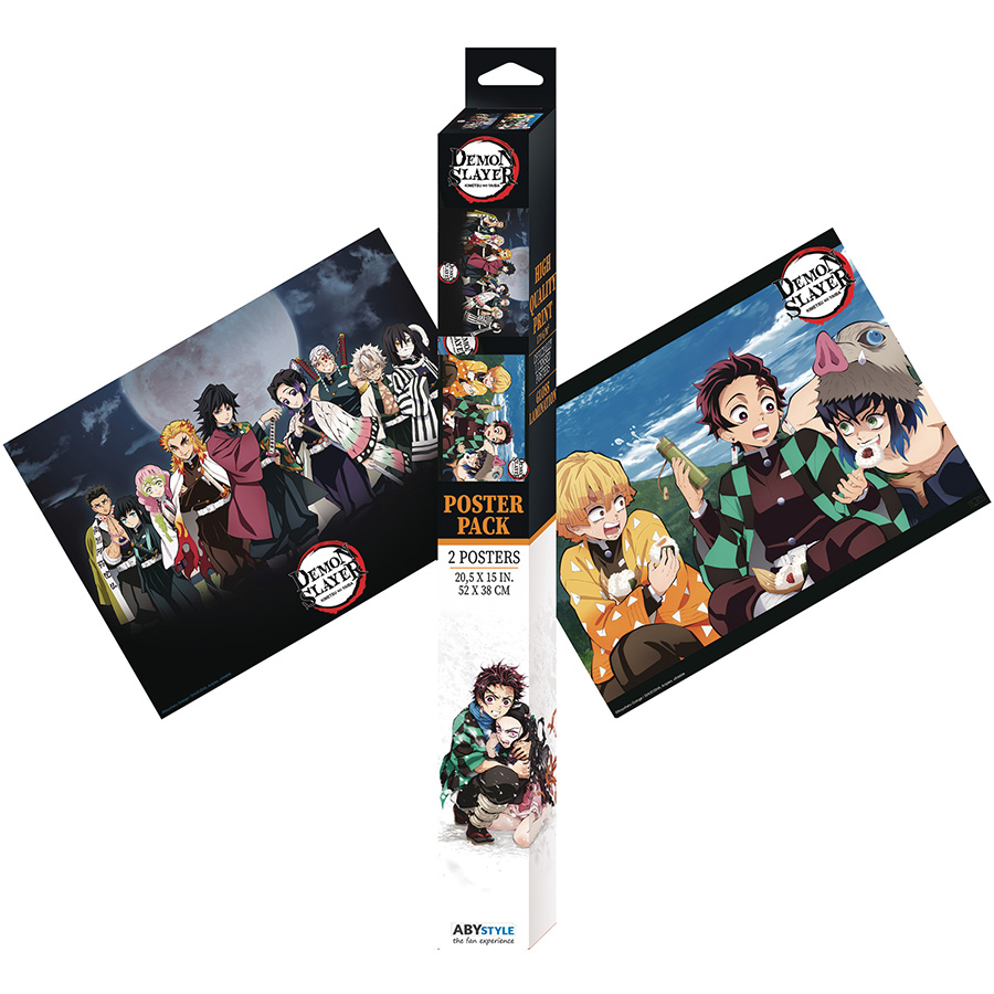 Demon Slayer Kimetsu No Yaiba 2-Piece Poster Pack Series 2