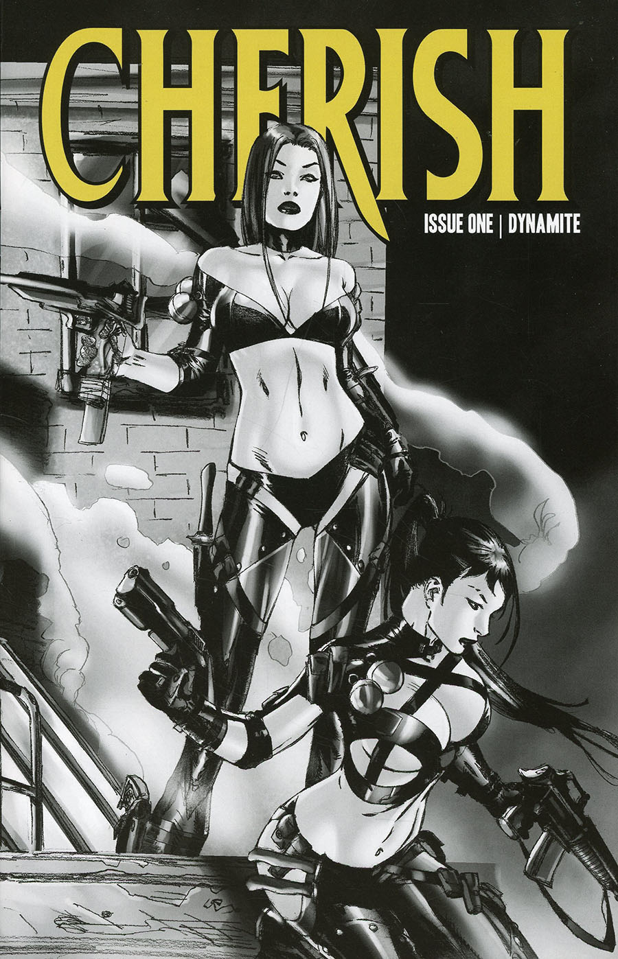 Cherish #1 Cover G Incentive Marc Silvestri & E-Bas Black & White Cover