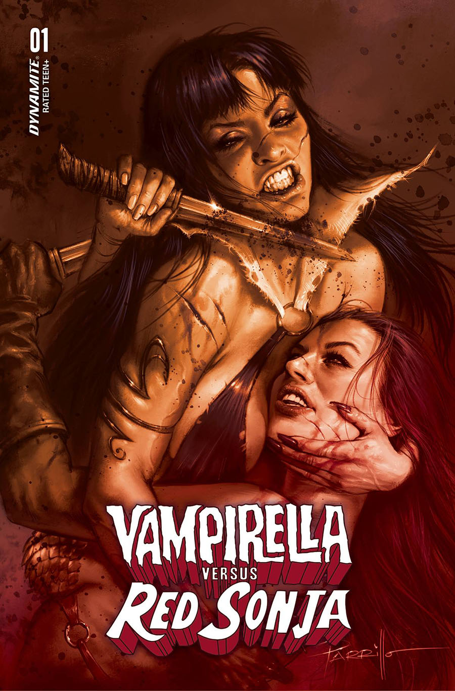 Vampirella vs Red Sonja #1 Cover G Incentive Lucio Parrillo Tint Cover