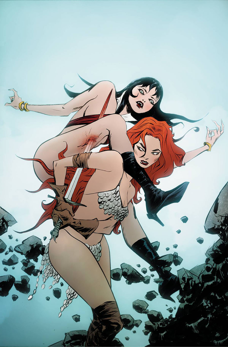 Vampirella vs Red Sonja #1 Cover L Incentive Jae Lee Virgin Cover