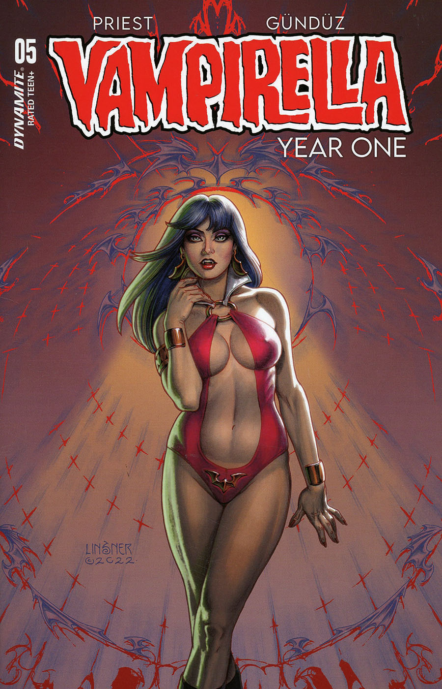Vampirella Year One #5 Cover G Incentive Joseph Michael Linsner Variant Cover