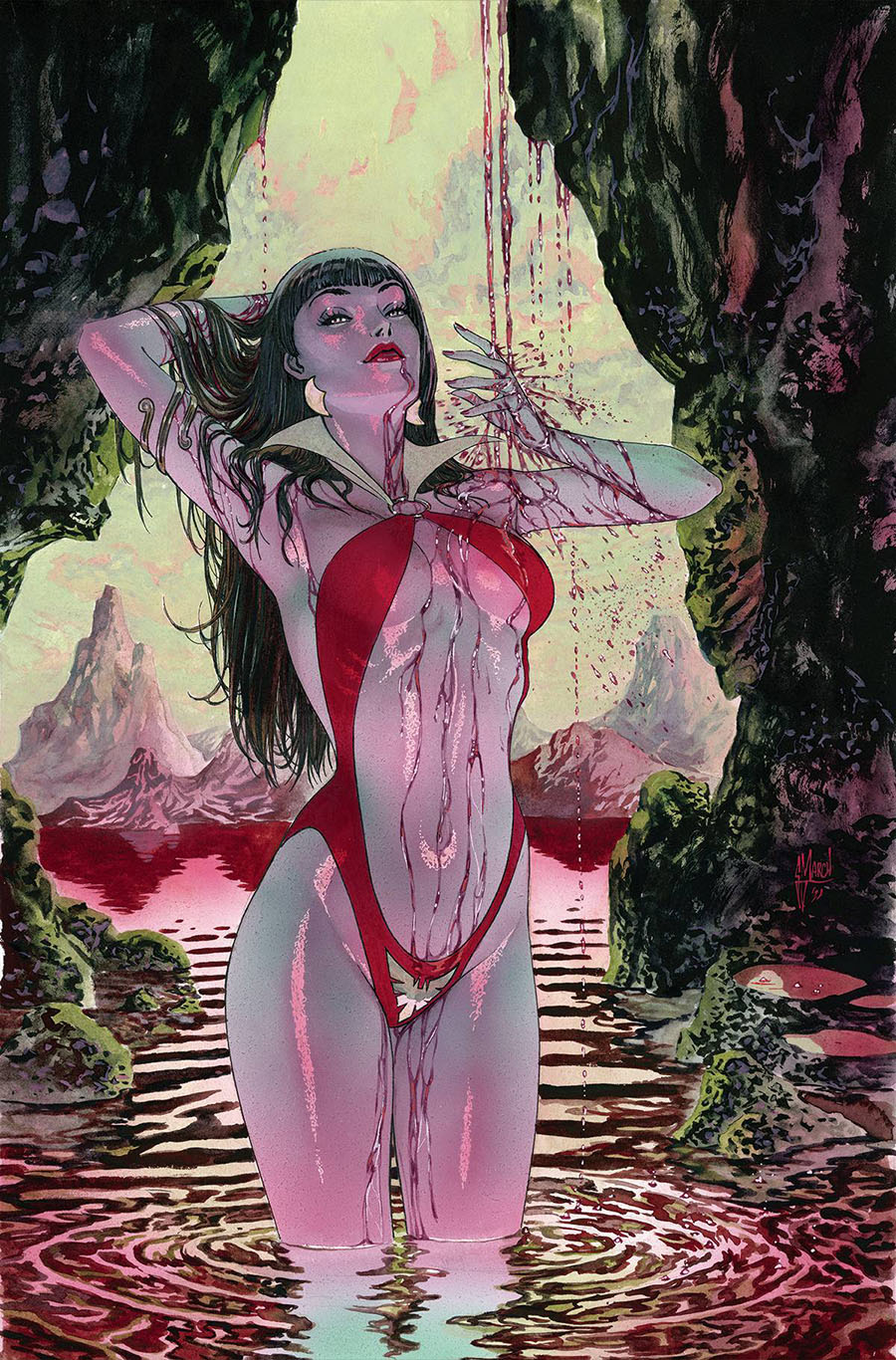 Vampirella Year One #5 Cover I Incentive Guillem March Virgin Cover