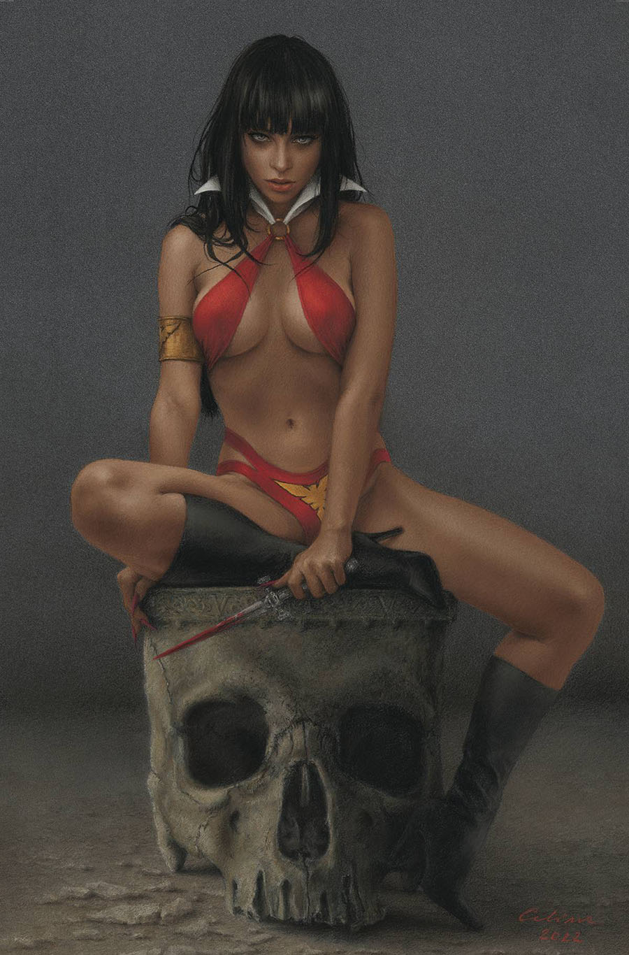 Vampirella Year One #5 Cover J Incentive Celina Virgin Cover