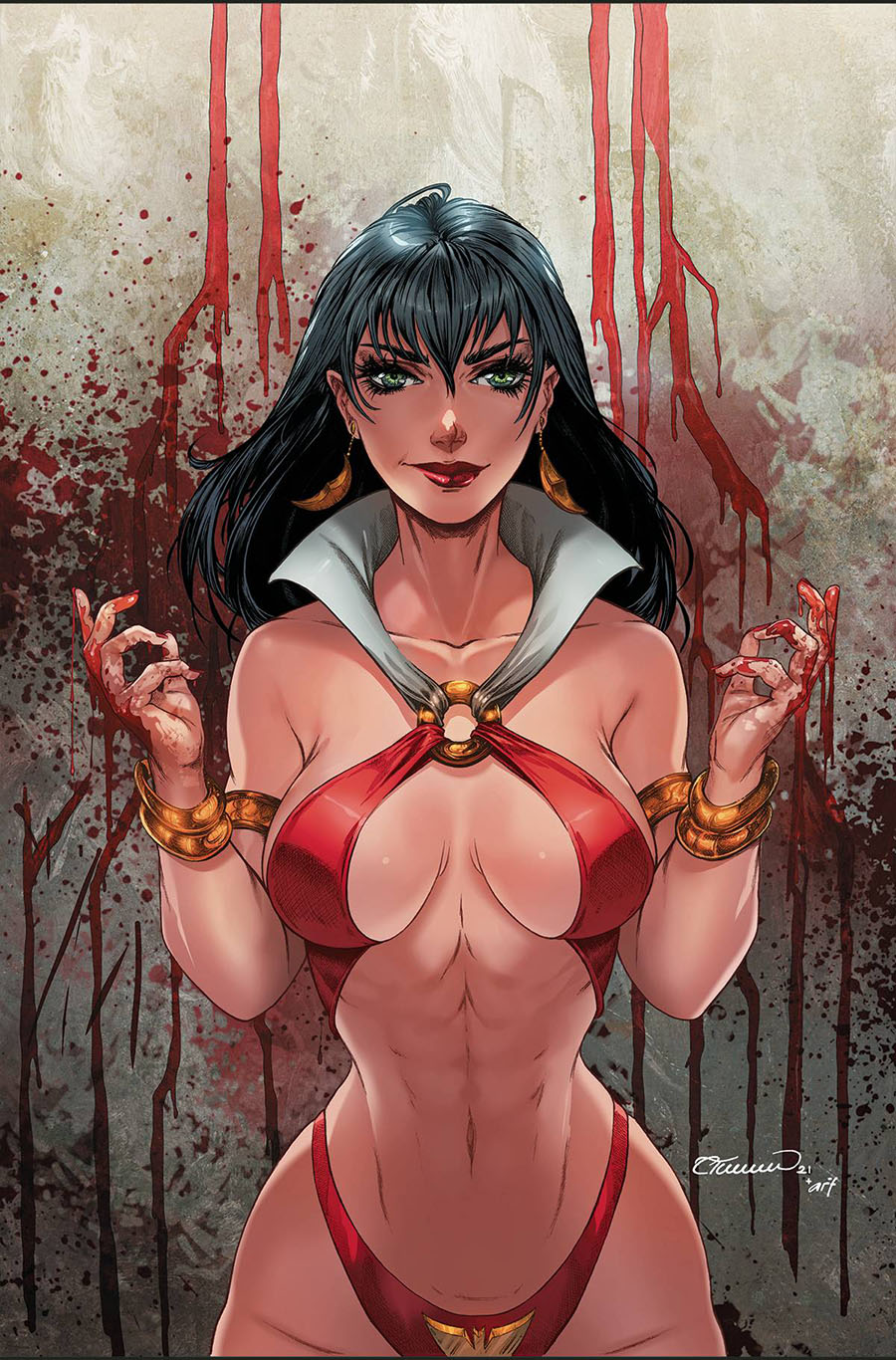 Vampirella Year One #5 Cover K Limited Edition Collette Turner Virgin Cover
