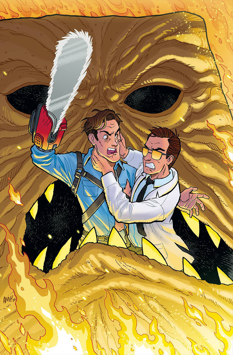 Army Of Darkness vs Reanimator Necronomicon Rising #5 Cover H Limited Edition Tony Fleecs Virgin Cover