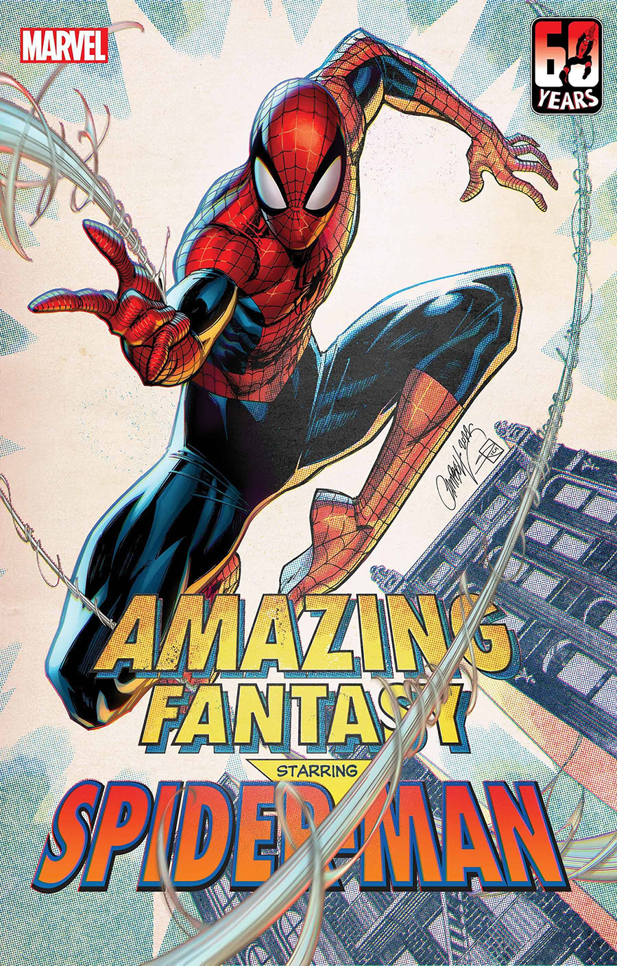Amazing Fantasy Vol 3 #1000 (One Shot) Cover O DF J Scott Campbell Variant Cover Signed By Terry Dodson & Rachel Dodson