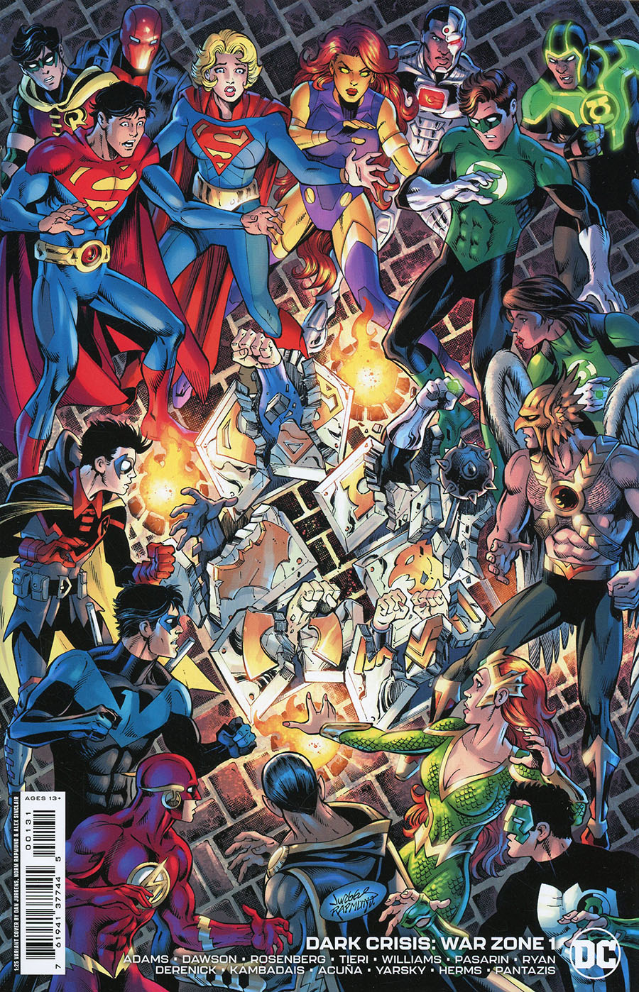 Dark Crisis War Zone #1 (One Shot) Cover C Incentive Dan Jurgens Norm Rapmund & Alex Sinclair Variant Cover